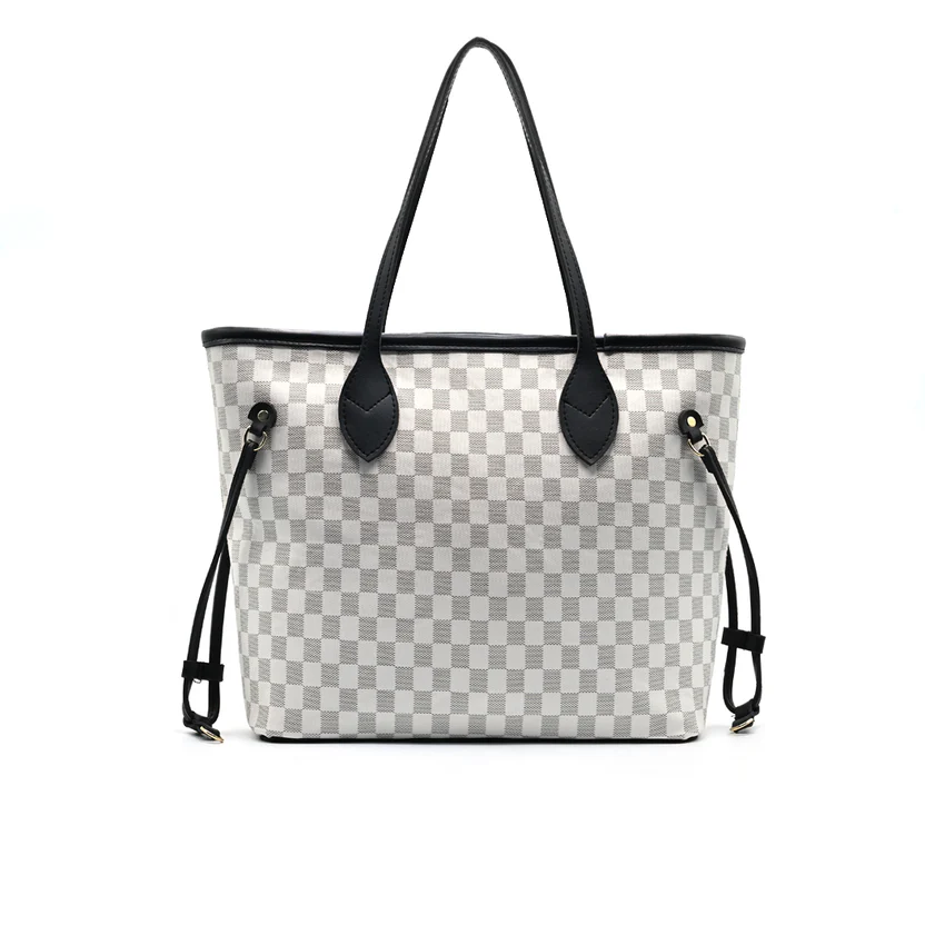 Carisia Hand Bag white and Grey